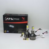 Ats Headlıght H3 12v 24v 48w 10800lm Far Ve Sis Ampulu Şimşek Etkili Led Xenon