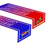 Atsmbiye 2 adet güreş tema masa koşucu güreş maç temalı doğum günü kıskaç oyunu bebek duş parti malzemeleri süslemeleri iyilik masa örtüsü masa örtüsü
