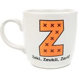 Attach Beyaz Z Harfi Renkli Tasarım Tombul Kupa