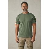 Attack Erkek Basic Tişört Haki Renk %100 Pamuk Bisiklet Yaka Günlük Rahat Slim Fit - 2XL