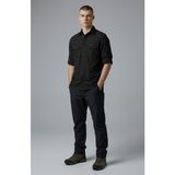Attack Erkek Uzun Kollu Gömlek Slim Fit Kargo Cepli Pamuklu Günlük & Outdoor Gömlek - Siyah