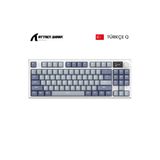 Attack Shark Attack Shark K86 2.4G Wireles/Bluetooth/USBC Gasket Kablosuz RGB Ekranlı Mekanik Klavye TÜRKÇE Q