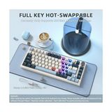 Attack Shark K85 Mavi RGB %75 TKL Manyetik Switch Kablolu Mekanik Gaming Klavye