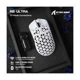 Attack Shark R5 Ultra Karbon Fiber Hyperspeed Kablosuz Gaming Mouse – 39G Süper Hafif, PAW3950MAX Sensör, 42000 Dpı, 8000Hz Kablosuz Polling, Bt/2.4g/kablolu Usb-C, Windows/mac Uyumlu –