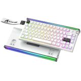 Attack Shark R85 HE Beyaz RGB %75 TKL Manyetik Switch Kablolu Mekanik Gaming Klavye