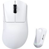 Attack Shark V8 Beyaz Şarjlı Optik Kablolu/Kablosuz Gaming Mouse