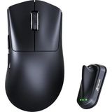 Attack Shark V8 Siyah Şarjlı Optik Kablolu/Kablosuz Gaming Mouse