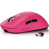Attack Shark X3 Pembe Şarjlı Optik Kablolu/Kablosuz Gaming Mouse