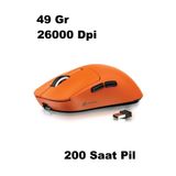 Attack Shark X3 SUPERLIGHT KABLOSUZ OYUNCU MOUSE PAW3395 (GRIP TAPE HEDİYELİ)