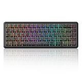 ATTACK SHARK X65 HE Manyetik Anahtarlı 65% Gaming Klavye – 8000 Hz Ultra Hızlı Tepki, 0.01 mm Rapid Trigger Hassasiyeti, PBT Tuşlar, RGB Aydınlatma, QMK Desteği (Black Contour Line)