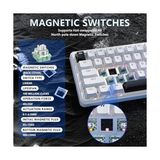 Attack Shark X65 He Manyetik Anahtarlı 65% Gaming Klavye – 8000 Hz Ultra Hızlı Tepki, 0.01 mm Trigger Hassasiyeti, Pbt Tuşlar, Rgb Aydınlatma, Qmk Desteği - Option-1 - 001-Renkli