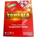 Attack Tombala Oyunu 24 Kart Yılbaşı Gecesinin Vazgeçilmez Oyunu 2-20 Oyuncu 6+ Yaş