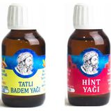 Attar Dünyası Hint ve Tatlı Badem Yağı Set 50 + 50 ml - 100 ml