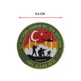 ATTIĞIN ZAMAN DA SEN ATMVe Attığın Zaman da Sen Atmadın, Ama Allah Attı" Cırtlı Arma (Patch) ADIN PLASTİK - 153.10.229