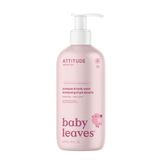ATTITUDE 2'si 1 arada Şampuan ve Vücut Yıkama Bebekler için, Kokusuz EWG Hipoalerjenik Bitki ve Mineral Bazlı Malzemeler, Vegan ve Zulümsüz, Kokusuz, 16 Fl Oz