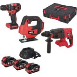 Attlas Atb 21 KS3C-403C Akülü Set Kırıcı Delici + Dekupaj ve Matkap (3X4.0AH) (A0104177)