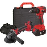 Attlas Atbl 21 2'li Kömürsüz Akülü Set Matkap + Taşlama 2 x 5.0AH Akü - A0104099
