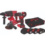 Attlas Atbl 21 3 Lü Kömürsüz Kombo Set (Matkap+Taşlama+Kırıcı Delici)