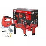 Attlas Eco Trio 3'Lü Set (Darbeli Matkap+Akülü Matkap +Dekupaj Testere)