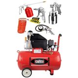 Attlas Hk 2050 N 2Hp 50 Lt. Hava Kompresörü Ve Havalı Alet Seti Full Set