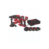 Attlas Pro Atb 21 4´Lü Kömürsüz Kombo Set (Matkap+Taşlama+Kırıcı Delici+Somun Sıkma)