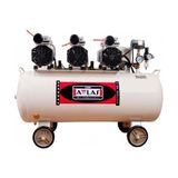 Attlas SK20100 100 Lt Sessiz Yağsız Monofaze Kompresör 7 Bar Basınç 2,2 Hp Motor Gücü
