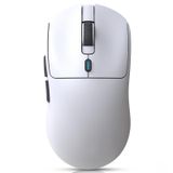 Attoe Kablosuz oyun faresi, kablolu + BT5.1 + 2.4G üçlü mod 7 düğmeli fare, USB alıcılı, şarj edilebilir Bluetooth fare masaüstü dizüstü bilgisayarlar tabletler için (beyaz)