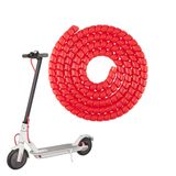 Atuka Scooter için spiral tel, kırmızı, Xiaomi M365/Pro Ninebot Scooter için, fren hattı, zehirsiz, boru aksesuarı, aşınmaya dayanıklı, scooter için, ateşe dayanıklı