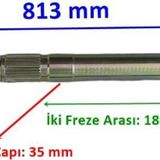 Atv Apachı Aks 813 Mm Tek Yıvlı Bılya Yatagı 35 Mm 23 Freze Om