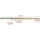 Atv Apachi Bs200 Aks 855 Mm Tek Yivli Bilya Yatağı 35 23 Freze Sekmanlı Öm