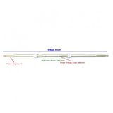 Atv Tgb 325 Aks 960 Mm Bılya Yatagı 40 Mm 4 Somunlu 24 Freze Om