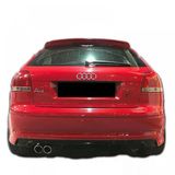 Audi A3 8P S3 2003-2008 2 Kapı Arka Tampon Eki - Difüzör ( Plastik) (Plastik) (Boyasız)