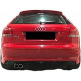 Audi A3 8P S3 2003-2008 2 Kapı Arka Tampon Eki - Difüzör ( Plastik)