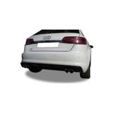 Audi A3 8v 2012 - 2016 Uyumlu Plastik Arka Tampon Eki - Difüzör (plastik)