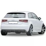 Audi A3 8V İcin 2012 - 2016 Custom Arka Tampon Eki - Difuzor (Plastik)