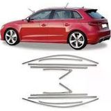 Audi A3 Hatchback İcin Cam Cercevesi 2013-2020 Paslanmaz Celik