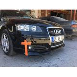 AUDİ A3 ÖN TAMPON EKİ FİBER BOYASIZ