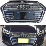 Audi a3 s3 ön panjur ızgara 2016+ 8v krom siyah - MAKYAJLI