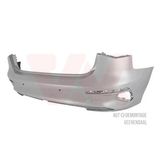 Audi A3 Sb- 2021-2024 Arka Tampon Astarlı Siyah Sensör Delikli (Tyg) (Oem No:8Y4807067Agru)