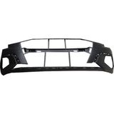 Audi A3 Sd/sb 21/24 Ön Tampon Astarlı Siyah Far Yıkama Kapaklı/sensör Deliksiz (Advanced) (Tyg) - Siyah