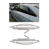 Audi A3 Sedan Krom Cam Çerçevesi 2015 - 2020 Tam Tur Set 10 prç Paslanmaz ZA0133