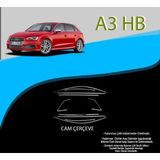 Audi A3 Uyumlu Hatchback Krom Cam Çerçevesi 10 Parça A3 8V (2012-2019)