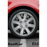 Audi A4 14'' Inç Jant Kapağı (4 Adet) Gri G101