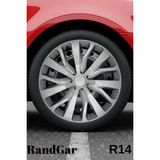 Audi A4 14'' Inç Jant Kapağı (4 Adet) Gri G114
