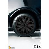 Audi A4 14'' Inç Jant Kapağı (4 Adet) Siyah S114