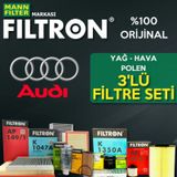 Audi A4 2.0 Tdi Mann Filtron Filtre Bakım Seti B7 2005-2008