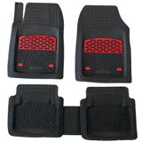 Audi A4 2005 2008 Krom Kırmızı Derin Havuzlu Oto Paspas