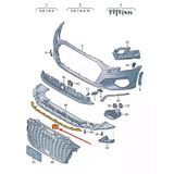 audi a4 2015-2018 arka tampon çeki demirri kapağı (tw) Oem No (8W5807441GRU)