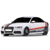 Audi A4 B8 2008 - 2012 RS4 Plastik Yan Marşpiyel Seti