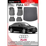 Audi A4 B9 2017 Model 4d Bagaj ve Pro Serisi Havuzlu Paspas Takımı - Siyah